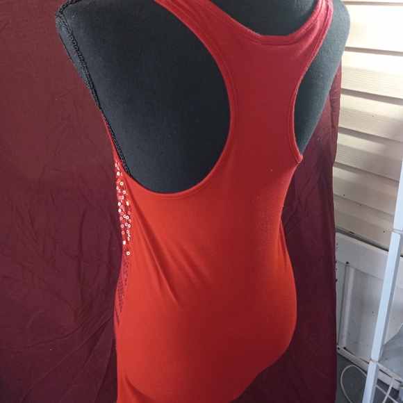 Rue21 size S red sequen tank top - Picture 4 of 7
